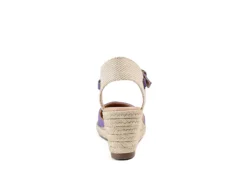 Journee Collection Womens Ashlyn Wedge Sandal - Purple -Fashion Women Shoe US 01 102163 04