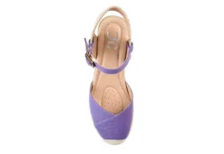 Journee Collection Womens Ashlyn Wedge Sandal - Purple -Fashion Women Shoe US 01 102163 05