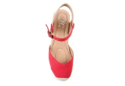 Journee Collection Womens Ashlyn Wedge Sandal - Red 14 Journee Collection Womens Ashlyn Wedge Sandal - Red -Fashion Women Shoe US 01 102164 05