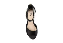 Journee Collection Womens Connor Wedge Sandal - Black 14 Journee Collection Womens Connor Wedge Sandal - Black -Fashion Women Shoe US 01 102215 05