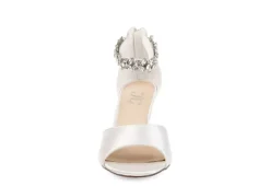 Journee Collection Womens Connor Wedge Sandal - White -Fashion Women Shoe US 01 102219 02