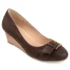 Journee Collection Womens Graysn Wedge Pump - Brown 1 Journee Collection Womens Graysn Wedge Pump - Brown -Fashion Women Shoe US 01 102243 00