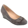 Journee Collection Womens Graysn Pump - Grey 1 Journee Collection Womens Graysn Pump - Grey -Fashion Women Shoe US 01 102245 00