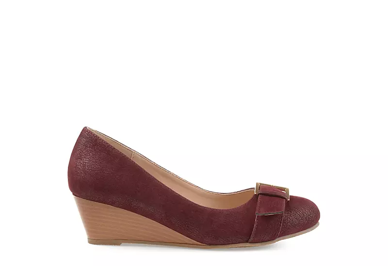 Journee Collection Womens Graysn Pump - Wine 4 Journee Collection Womens Graysn Pump - Wine - Image 2