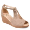 Journee Collection Womens Kedzie Wedge Sandal - Taupe -Fashion Women Shoe US 01 102269 00