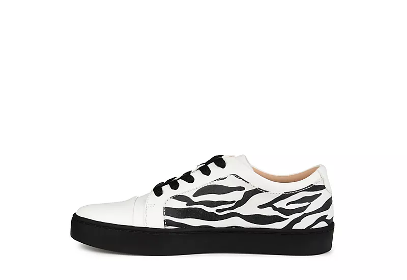 Journee Collection Womens Taschi Sneaker - Zebra 6 Journee Collection Womens Taschi Sneaker - Zebra - Image 4
