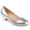 Journee Collection Womens Saar Pump - Silver 2 Journee Collection Womens Saar Pump - Silver -Fashion Women Shoe US 01 103359 00
