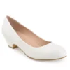 Journee Collection Womens Saar Pump - White 2 Journee Collection Womens Saar Pump - White -Fashion Women Shoe US 01 103360 00