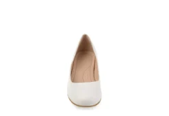 Journee Collection Womens Saar Pump - White -Fashion Women Shoe US 01 103360 02