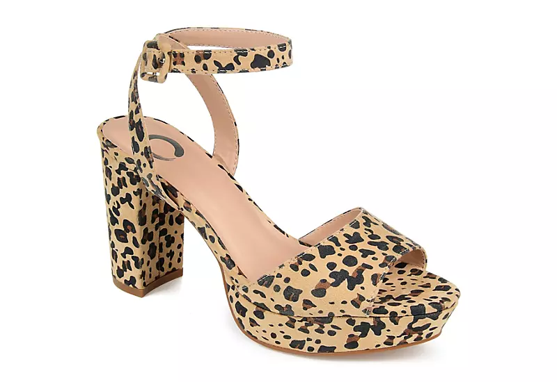 Journee Collection Womens Nairri Platform Sandal - Leopard 3 Journee Collection Womens Nairri Platform Sandal - Leopard