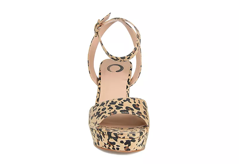 Journee Collection Womens Nairri Platform Sandal - Leopard 5 Journee Collection Womens Nairri Platform Sandal - Leopard - Image 3