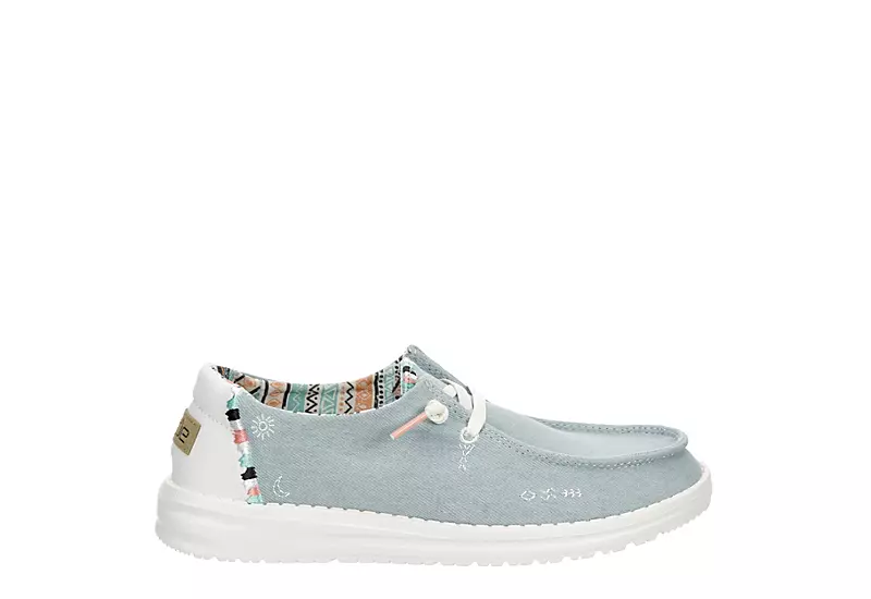 Heydude Womens Wendy Slip On Sneaker - Pale Blue 4 Heydude Womens Wendy Slip On Sneaker - Pale Blue - Image 2