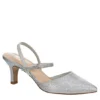 Lauren Blakwell Womens Bea Pump - Silver 2 Lauren Blakwell Womens Bea Pump - Silver -Fashion Women Shoe US 01 104993 00