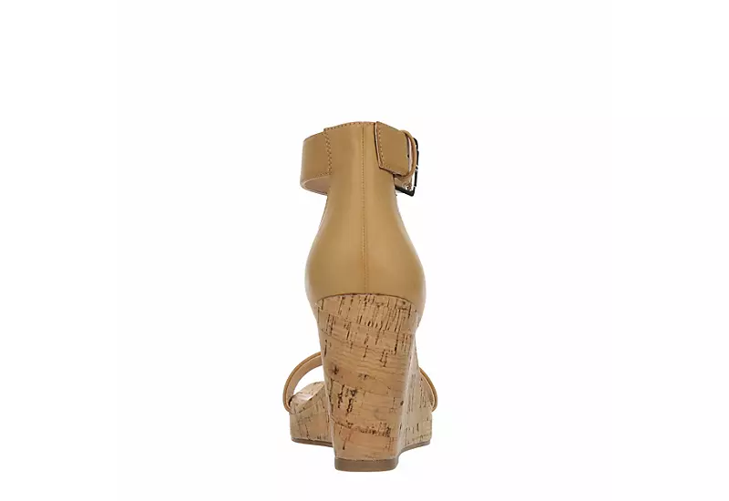 Xappeal Womens Amora Wedge Sandal - Tan 7 Xappeal Womens Amora Wedge Sandal - Tan - Image 5