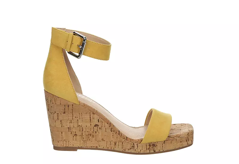 Xappeal Womens Amora Wedge Sandal - Yellow 4 Xappeal Womens Amora Wedge Sandal - Yellow - Image 2