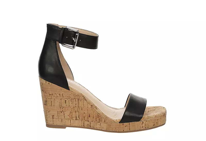 Xappeal Womens Amora Wedge Sandal - Black 4 Xappeal Womens Amora Wedge Sandal - Black - Image 2