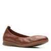 Clarks Womens Jeanette Ease Flat - Tan 1 Clarks Womens Jeanette Ease Flat - Tan -Fashion Women Shoe US 01 105282 00