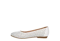 Mootsies Tootsies Womens Belva Flat - White -Fashion Women Shoe US 01 105350 03