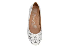 Mootsies Tootsies Womens Belva Flat - White -Fashion Women Shoe US 01 105350 05