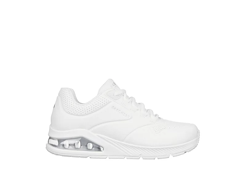 Skechers Womens Uno 2 Sneaker - White 4 Skechers Womens Uno 2 Sneaker - White - Image 2