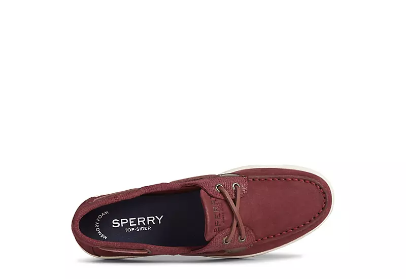Sperry Womens Coastfish 2-eye Boat Shoe - Burgundy 7 Sperry Womens Coastfish 2-eye Boat Shoe - Burgundy - Image 5