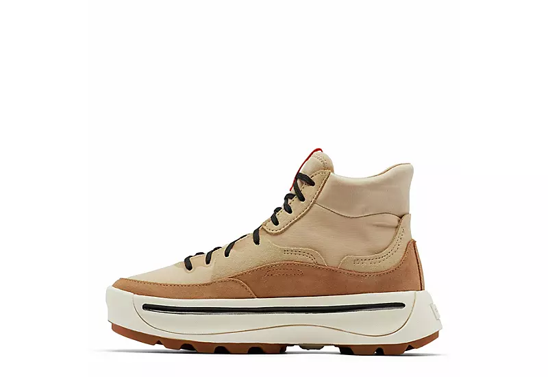 Sorel Womens Ona 503 Mid High Top Sneaker - Tan 5 Sorel Womens Ona 503 Mid High Top Sneaker - Tan - Image 3