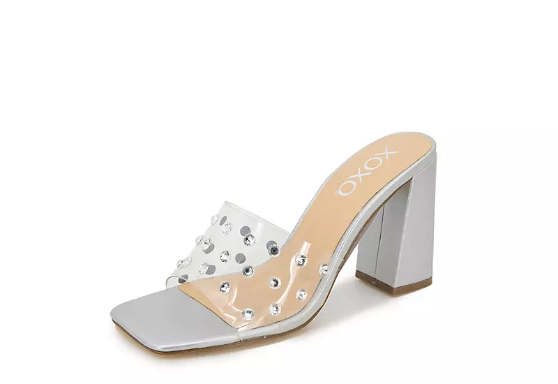 Xoxo Womens Razia Sandal - Clear 3 Xoxo Womens Razia Sandal - Clear
