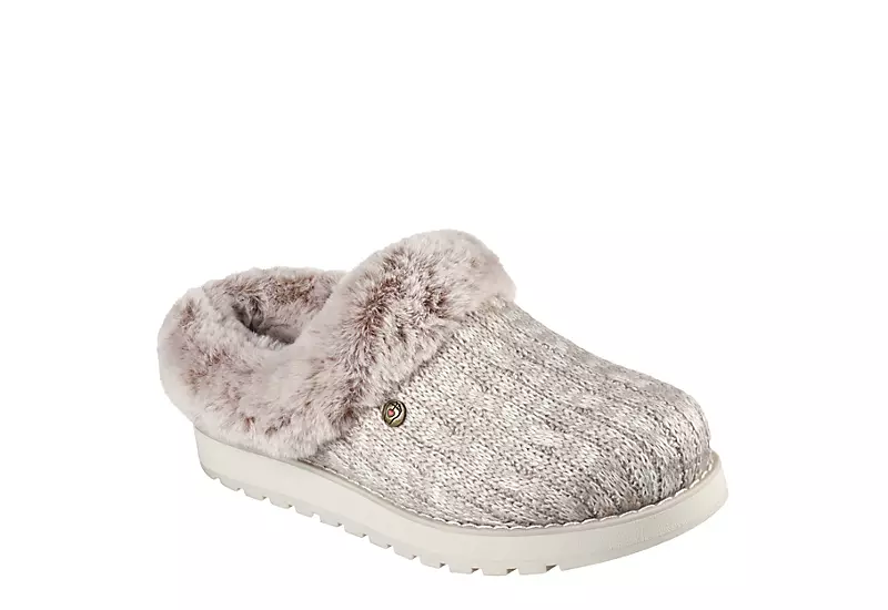 Skechers Womens Keepsakes Ice Angel Slipper - Brown 3 Skechers Womens Keepsakes Ice Angel Slipper - Brown