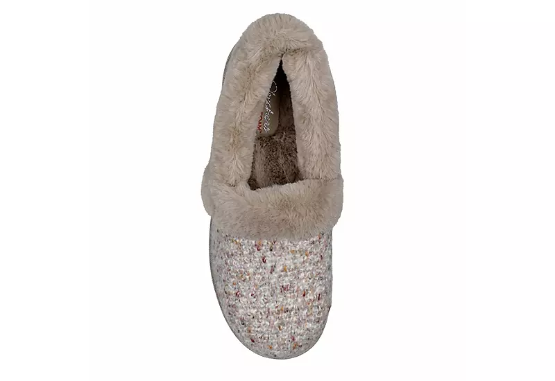 Skechers Womens Cozy Campfire Lazy Sunday Slipper - Taupe 6 Skechers Womens Cozy Campfire Lazy Sunday Slipper - Taupe - Image 4