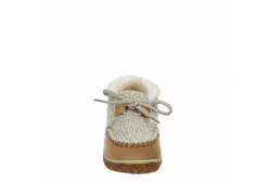 Minnetonka Womens Jenn Bootie Slipper - Tan -Fashion Women Shoe US 01 106040 02