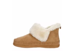Minnetonka Womens Jule Bootie Slipper - Tan -Fashion Women Shoe US 01 106042 03