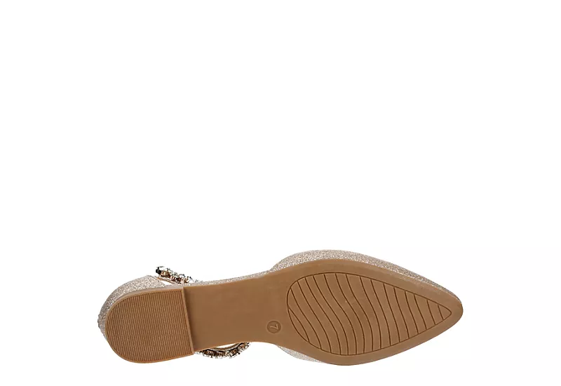 Michael By Michael Shannon Womens Alora Flat - Gold 9 Michael By Michael Shannon Womens Alora Flat - Gold - Image 7