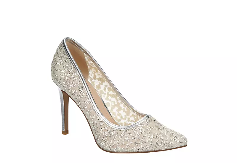 Michael By Michael Shannon Womens Rochelle Pump - Silver 3 Michael By Michael Shannon Womens Rochelle Pump - Silver