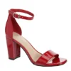 Michael By Michael Shannon Womens Stella Sandal - Red -Fashion Women Shoe US 01 106151 00
