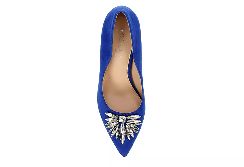 Michael By Michael Shannon Womens Reya Pump - Bright Blue 8 Michael By Michael Shannon Womens Reya Pump - Bright Blue - Image 6