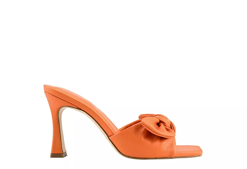 Marc Fisher Womens Demar Slide Sandal - Orange 4 Marc Fisher Womens Demar Slide Sandal - Orange - Image 2