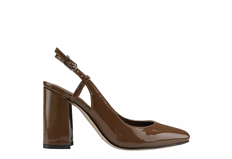 Marc Fisher Womens Valana Pump - Dark Tan 4 Marc Fisher Womens Valana Pump - Dark Tan - Image 2