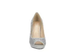 Adrienne Vittadini Womens Gervin Pump - Silver -Fashion Women Shoe US 01 106399 02