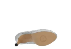 Adrienne Vittadini Womens Gervin Pump - Silver -Fashion Women Shoe US 01 106399 06