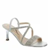 N By Nina Womens Lourdes Sandal - Silver -Fashion Women Shoe US 01 106400 00