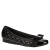 Ak Anne Klein Womens Gianna-q Flat - Black 1 Ak Anne Klein Womens Gianna-q Flat - Black -Fashion Women Shoe US 01 106419 00