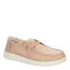 Heydude Womens Wendy Slip On Sneaker - Rose Gold