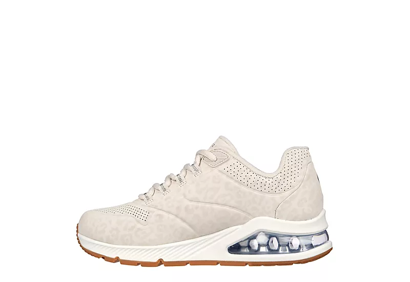 Skechers Womens Uno 2 Sneaker - Off White 5 Skechers Womens Uno 2 Sneaker - Off White - Image 3