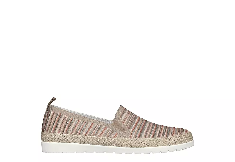 Skechers Womens Flexpadrille 3.0 Serene Sweetie Slip On Sneaker - Taupe 3 Skechers Womens Flexpadrille 3.0 Serene Sweetie Slip On Sneaker - Taupe - Image 2