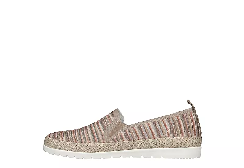 Skechers Womens Flexpadrille 3.0 Serene Sweetie Slip On Sneaker - Taupe 4 Skechers Womens Flexpadrille 3.0 Serene Sweetie Slip On Sneaker - Taupe - Image 3