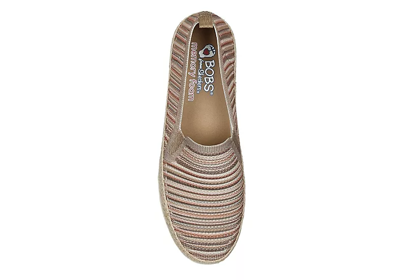 Skechers Womens Flexpadrille 3.0 Serene Sweetie Slip On Sneaker - Taupe 5 Skechers Womens Flexpadrille 3.0 Serene Sweetie Slip On Sneaker - Taupe - Image 4