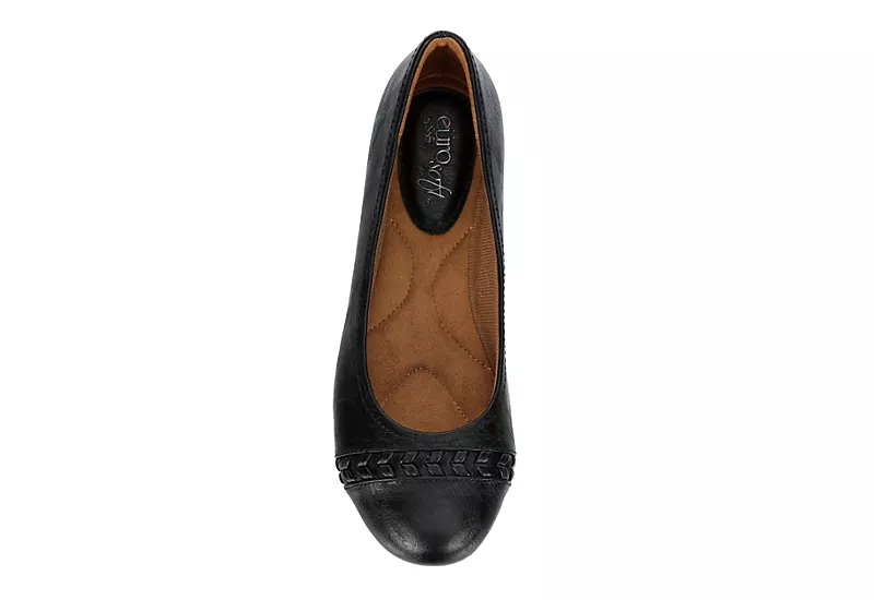 Eurosoft Womens Sifton Flat - Black 8 Eurosoft Womens Sifton Flat - Black - Image 6