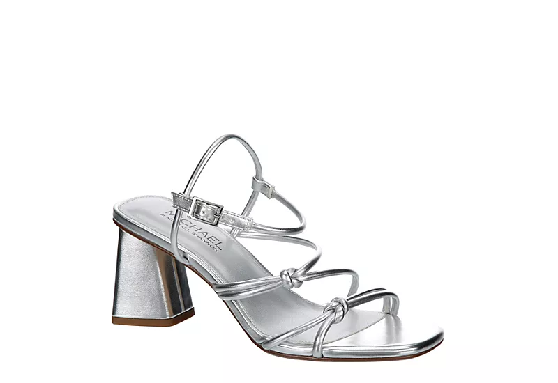Michael By Michael Shannon Womens Tristan Sandal - Silver 3 Michael By Michael Shannon Womens Tristan Sandal - Silver