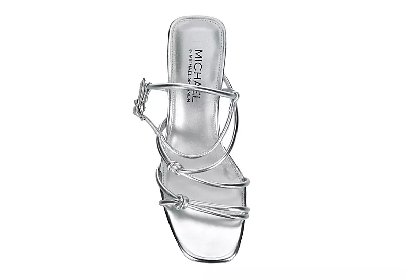 Michael By Michael Shannon Womens Tristan Sandal - Silver 8 Michael By Michael Shannon Womens Tristan Sandal - Silver - Image 6
