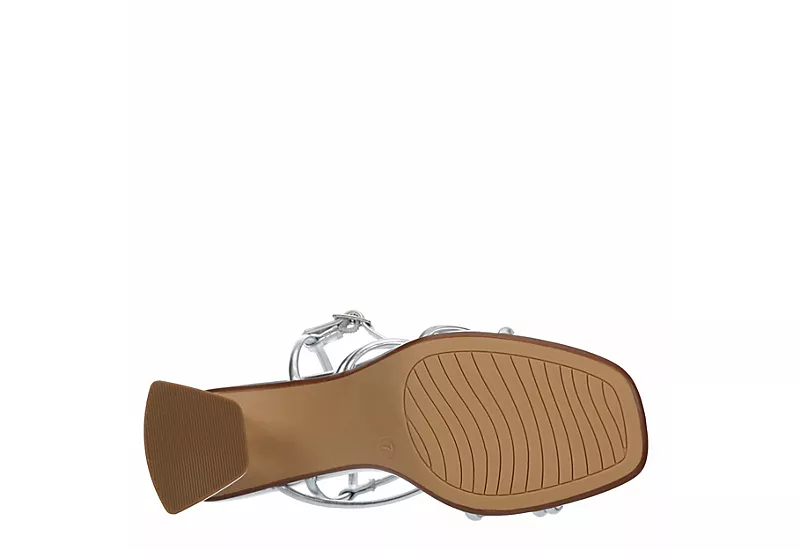 Michael By Michael Shannon Womens Tristan Sandal - Silver 9 Michael By Michael Shannon Womens Tristan Sandal - Silver - Image 7